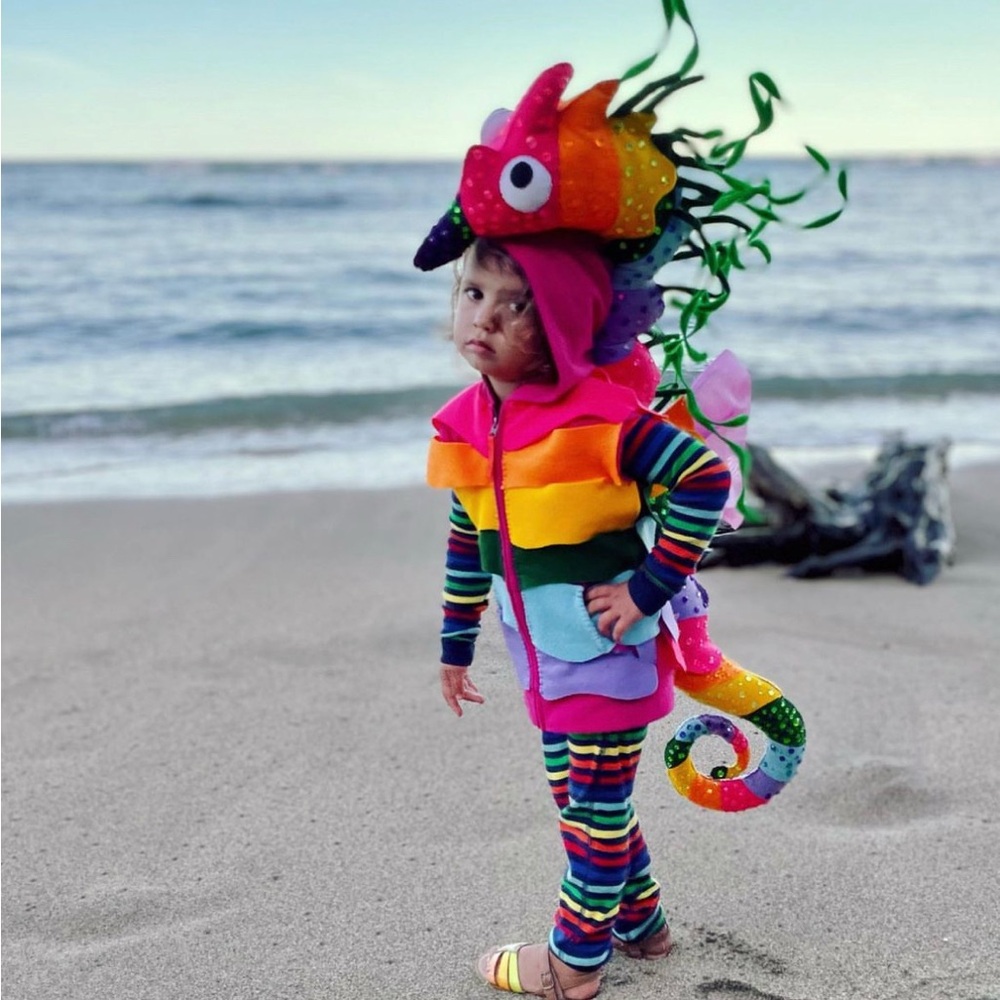 Crayon Ponyfish Costume from Wes Anderson’s Life Aquatic. Handmade with Love.